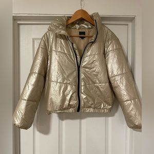 Gold Puffer Jacket